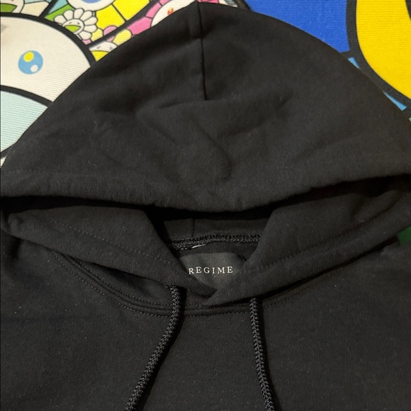 Civil Regime Black Hoodie for Men - Picture 4 of 11